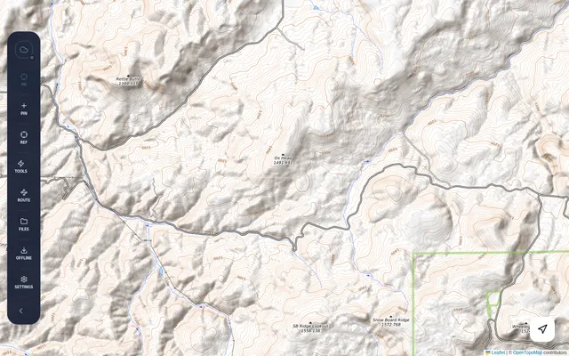 Topographic map viewer